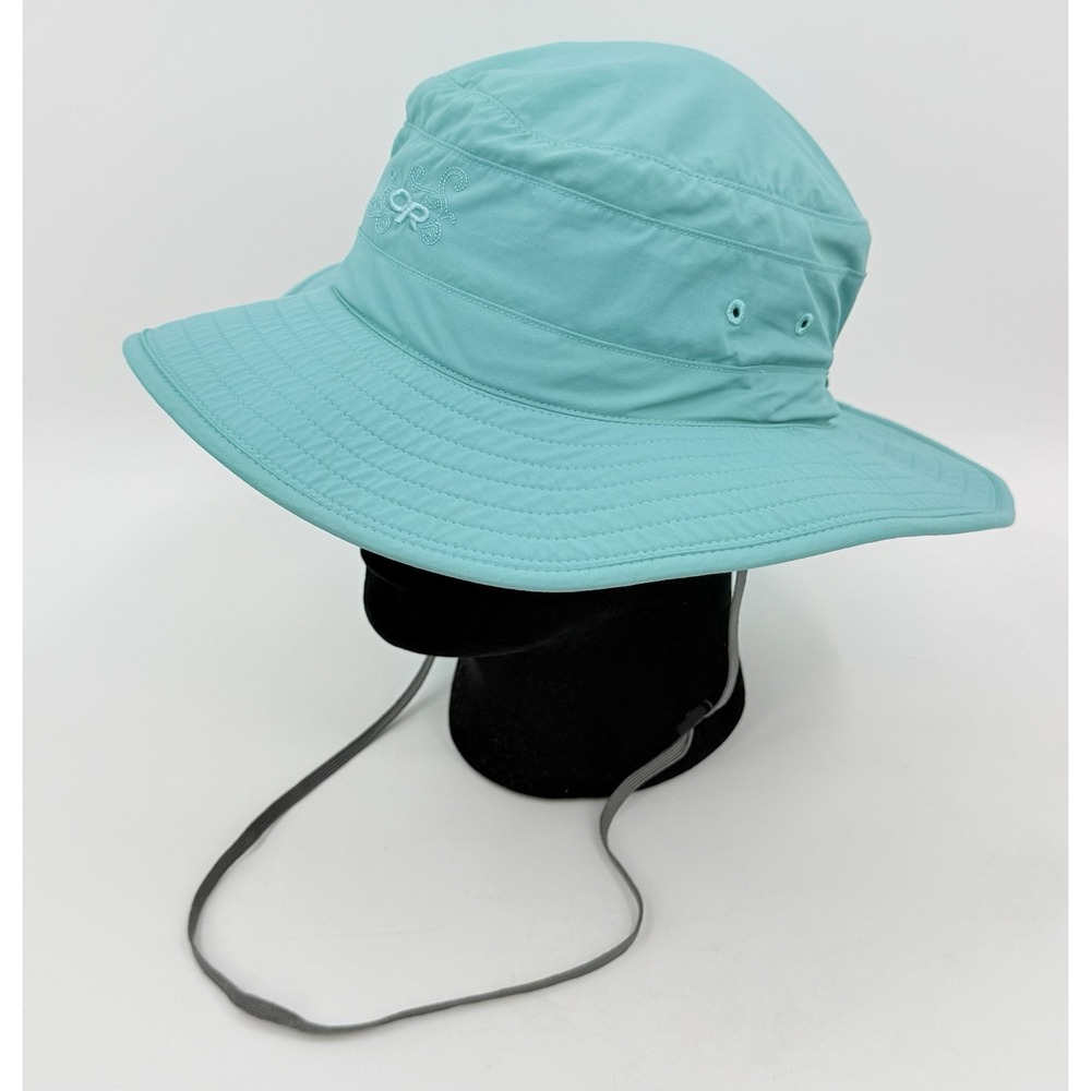 OR Outdoor Research Solar Roller Women's Sun Travel Hat Turquoise Medium M